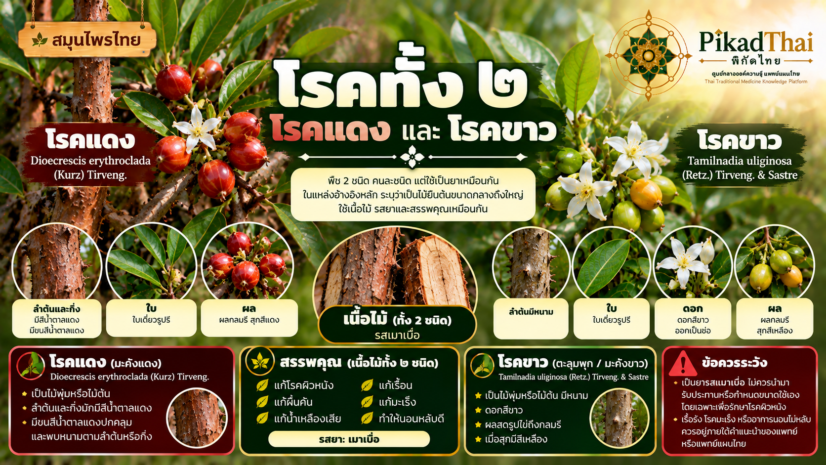 โรคทั้ง ๒ — โรคแดง และโรคขาว