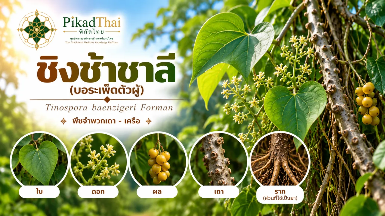 ชิงช้าชาลี (บอระเพ็ดตัวผู้)