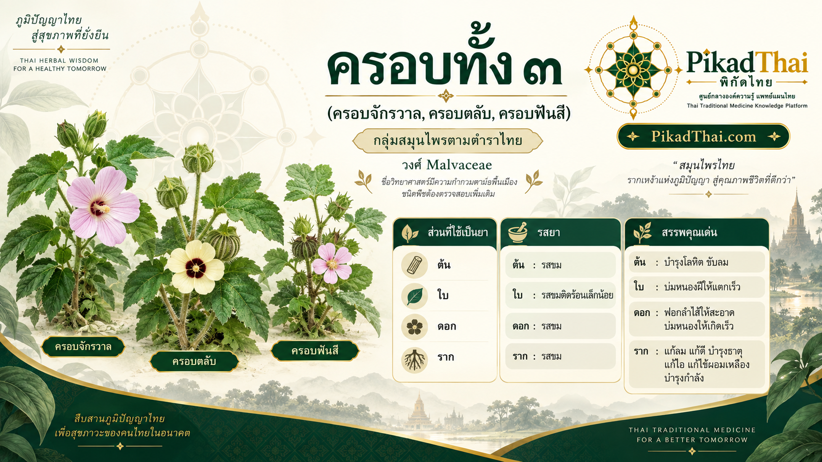 ครอบทั้ง ๓ (ครอบจักรวาล, ครอบตลับ, ครอบฟันสี)