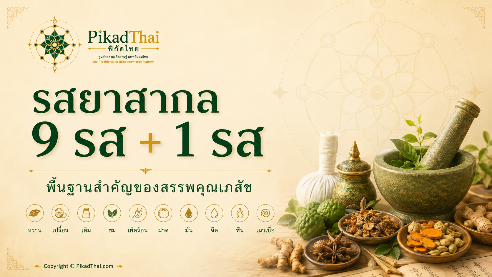 รสยาสากล 9+1