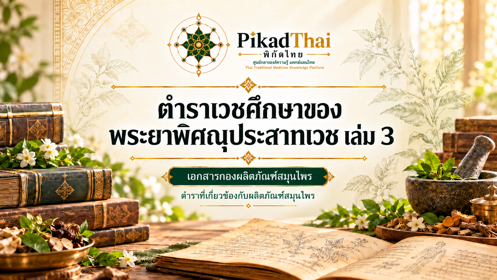 ตำราเวชศึกษาของพระยาพิศณุประสาทเวช เล่ม 3