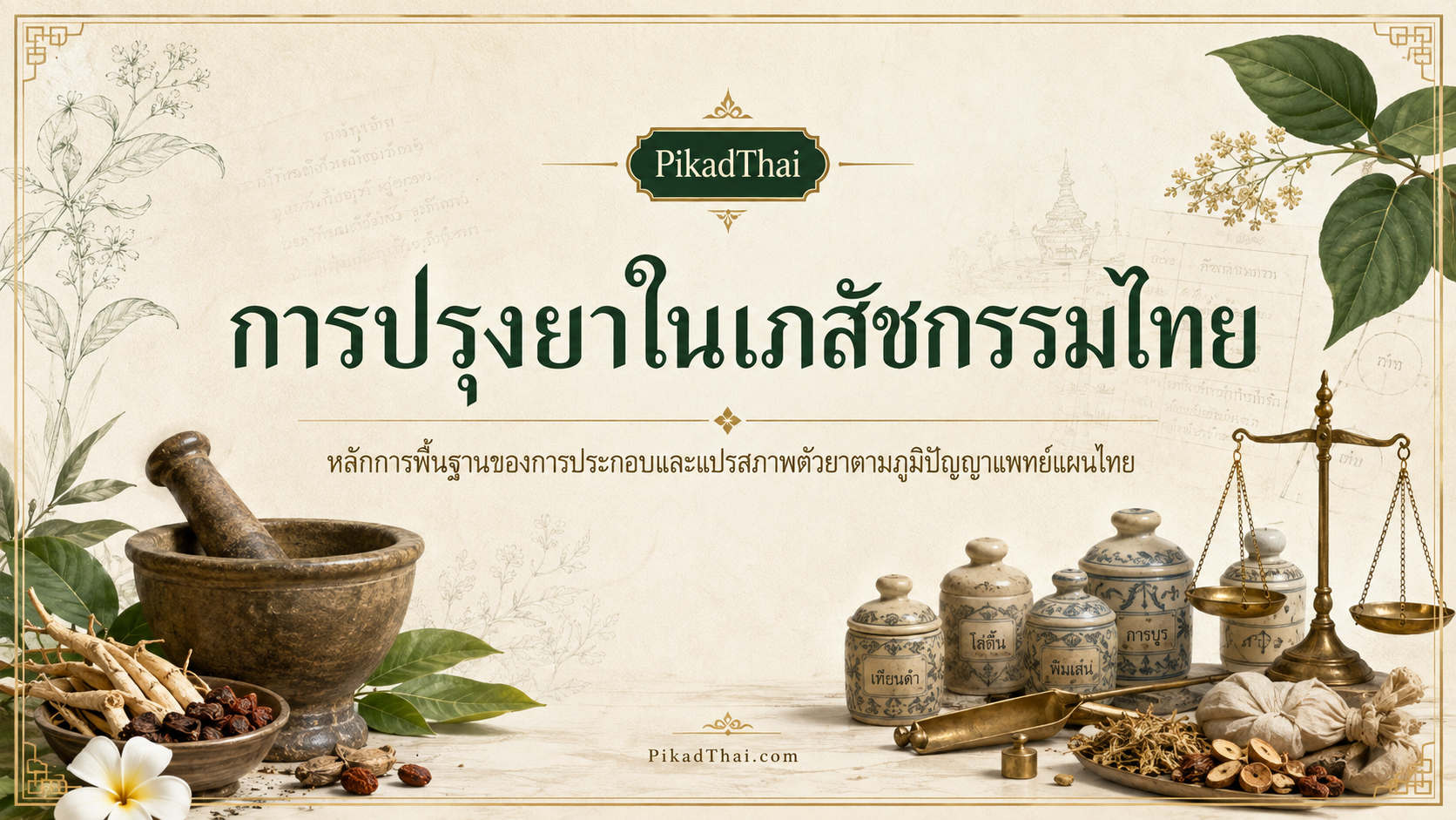 การปรุงยาในเภสัชกรรมไทย
