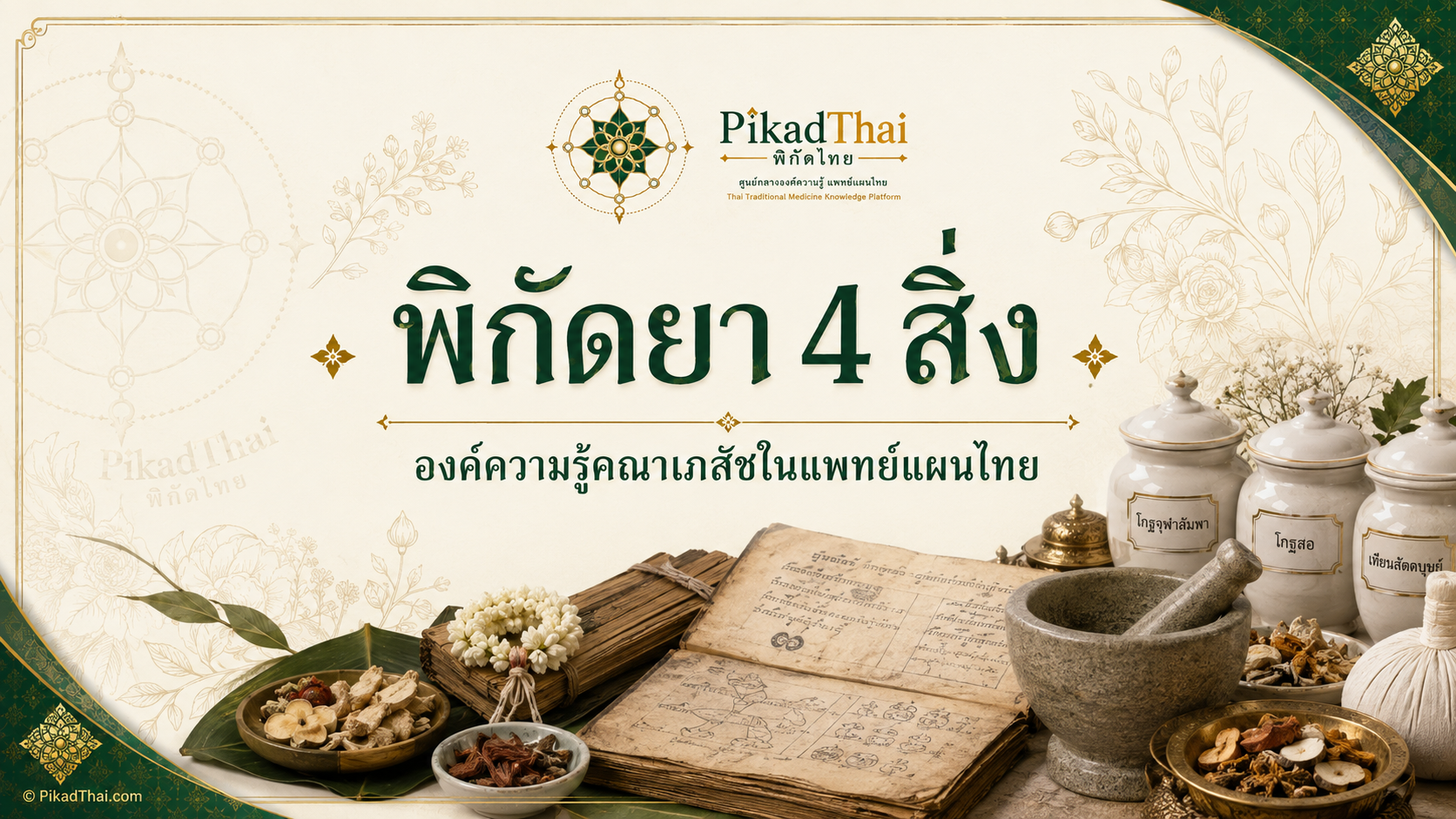 พิกัดยา 4 สิ่ง