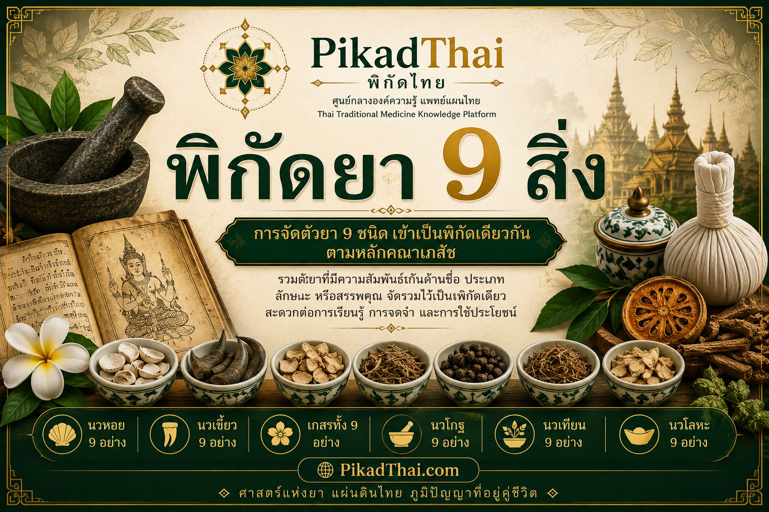 พิกัดยา 9 สิ่ง