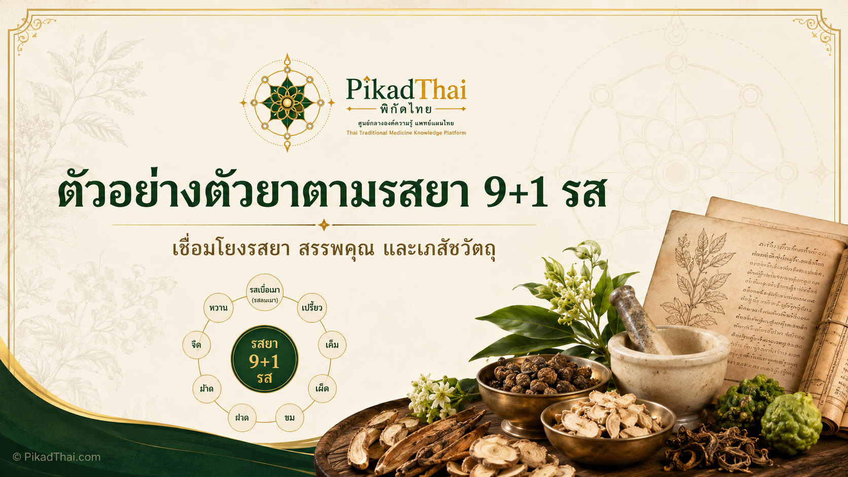 ตัวอย่างตามรสยา 9+1
