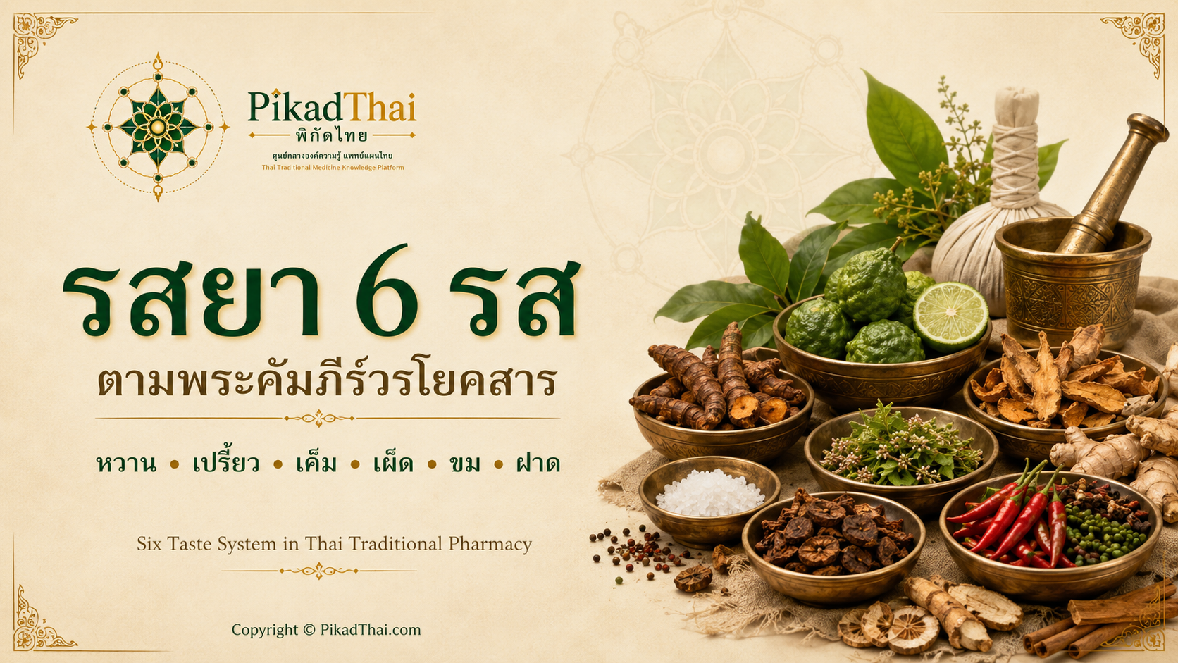 รสยา 6 รส
